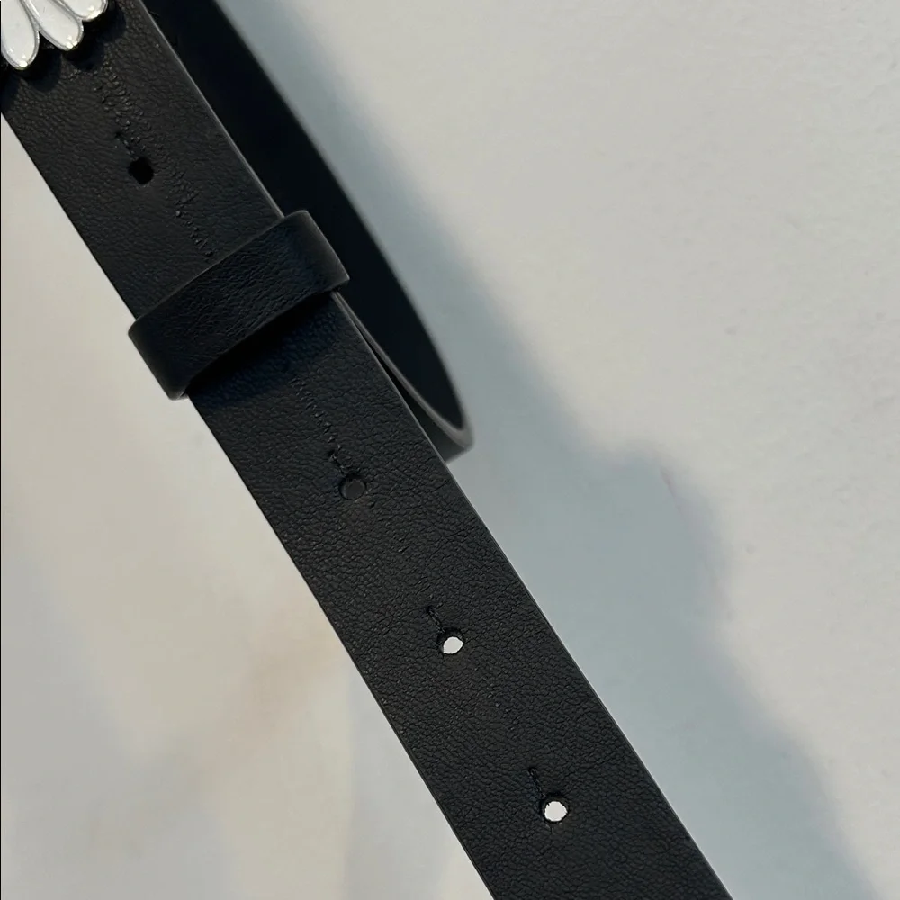 Dolls kill Black Belt with Daisy Buckle adjustable size women’s medium
